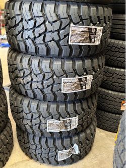 33x12.50r22 ( 4 new tires ) installed and balanced