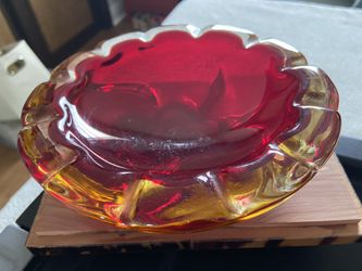1970’s Vintage Glass Ashtray