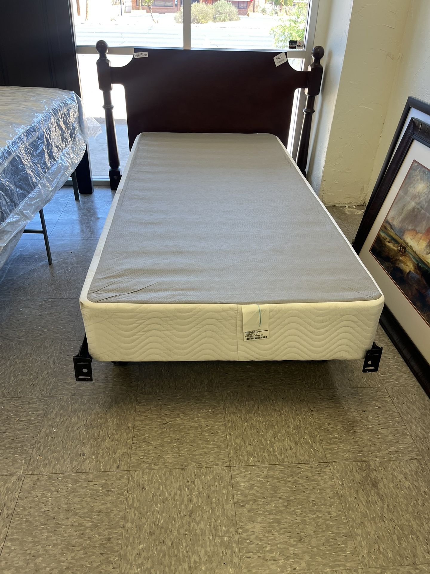 Twin. XL Box Spring and Frame 