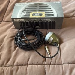 Shure 520 ‘Green Bullet’ Harmonica Microphone. 