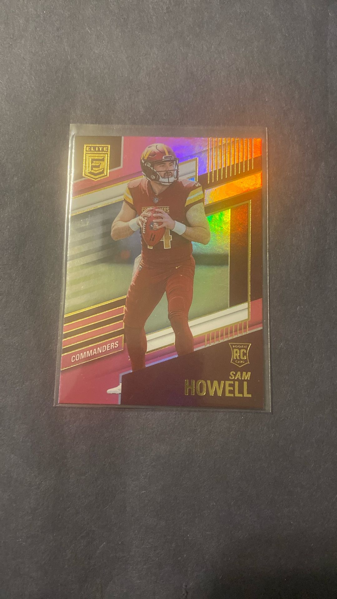 Sam Howell Rookie 2022 Elite Pink #104