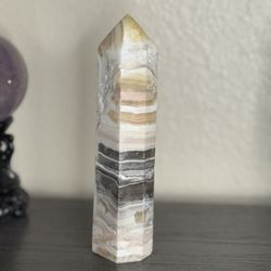 XL Zebra Calcite Tower