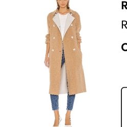 Rag & Bone Coat , Brown And White 
