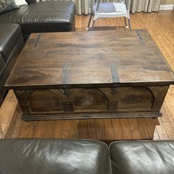 Vintage Coffee Table With Storage