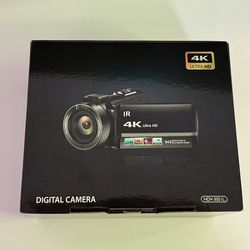 DC103 4K Ultra HD Digital Camera 16x Optical Zoom Auto Focus Black Silver