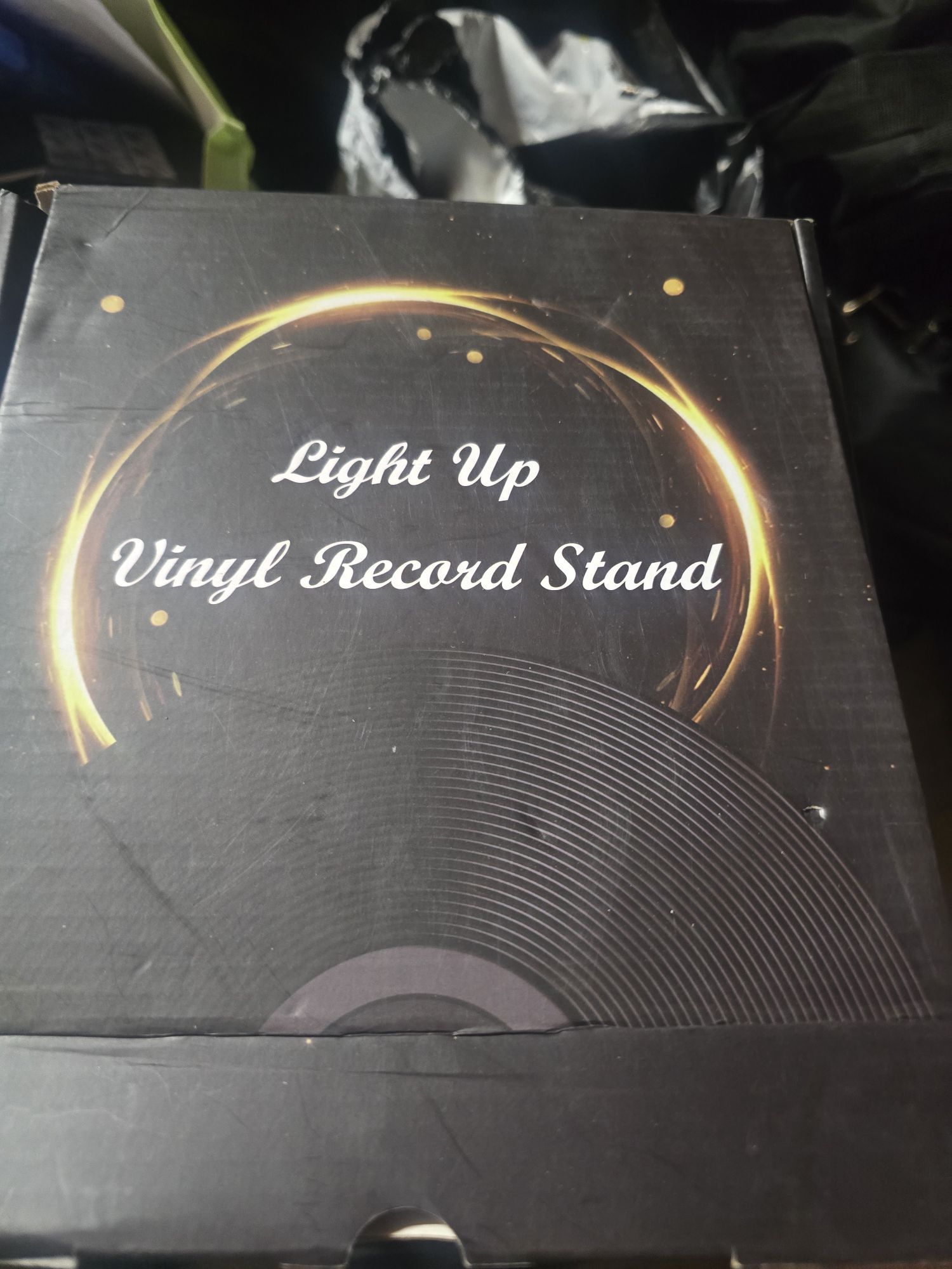 Light Up Vinyl Record Stand