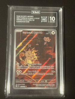 Team Rocket's Meowth 203/182 TAG 10