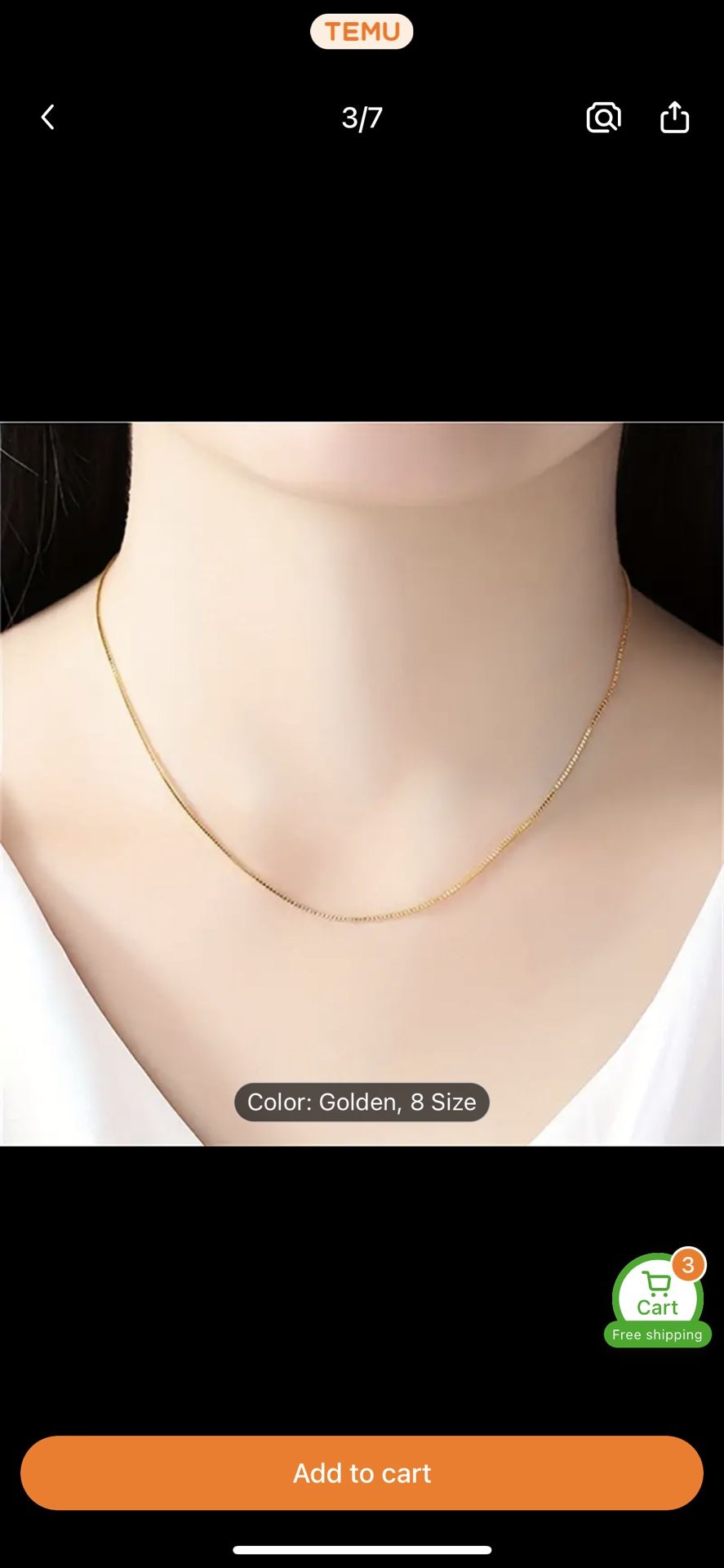 18K Gold Plated Chain 