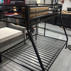 Bunk Bed With New Twin Mattress 