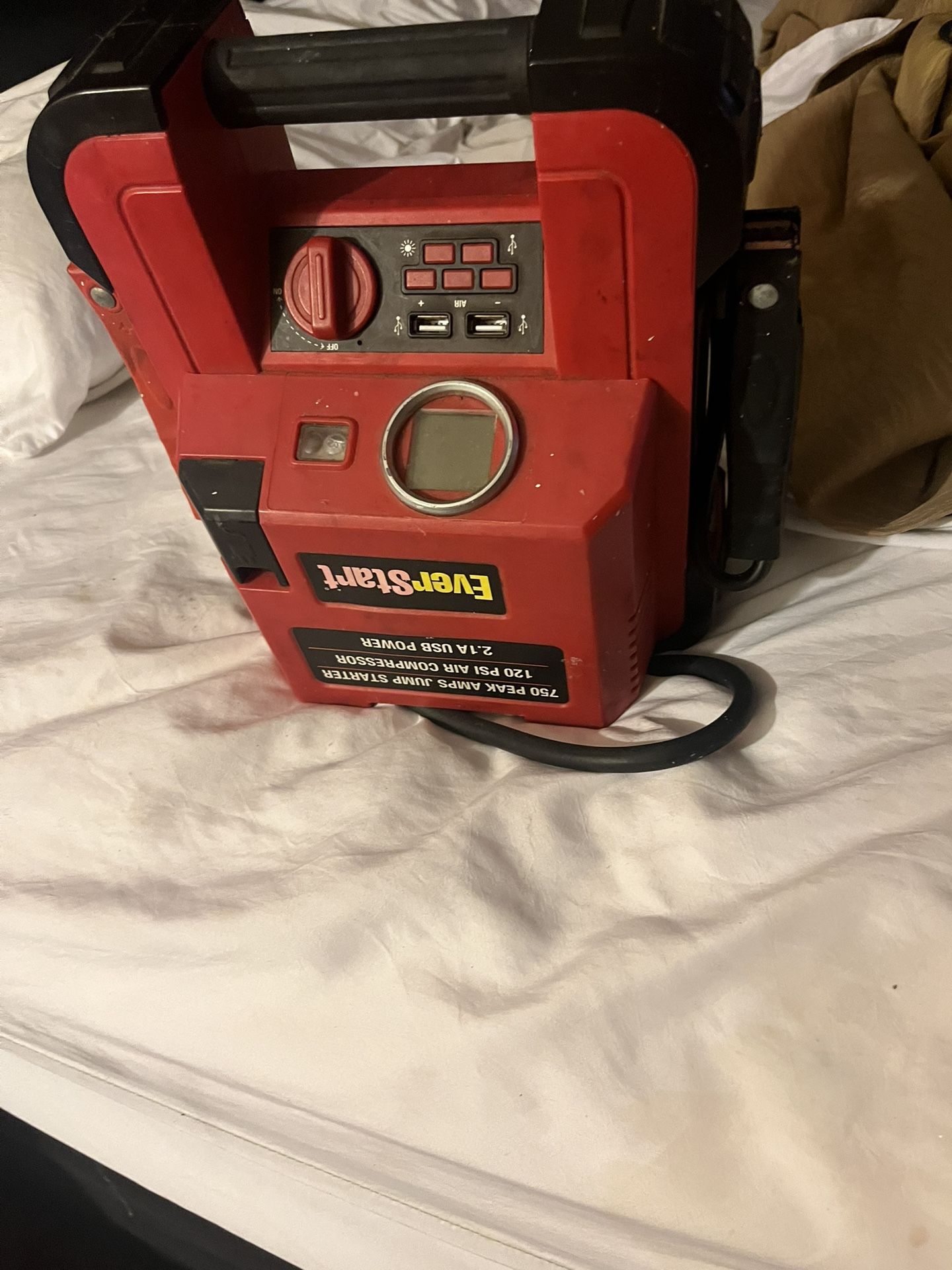 everstart jump starter and air compressor 