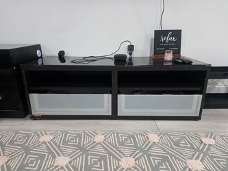Dark Brown TV Stand / Entertainment Center with Storage Drawers