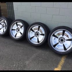 23" CHEVY TAHOE SILVERADO SUBURBAN GMC SIERRA YUKON RIMS WHEELS TIRES WE FINANCE CHROME SET