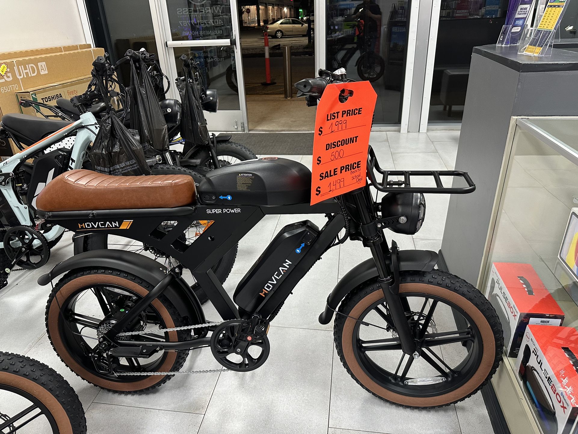 V30 Max Electric Bicycle Dual Battery! Finance For $50 Down Payment!!