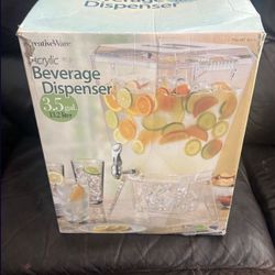  Acrylic Beverage Dispenser