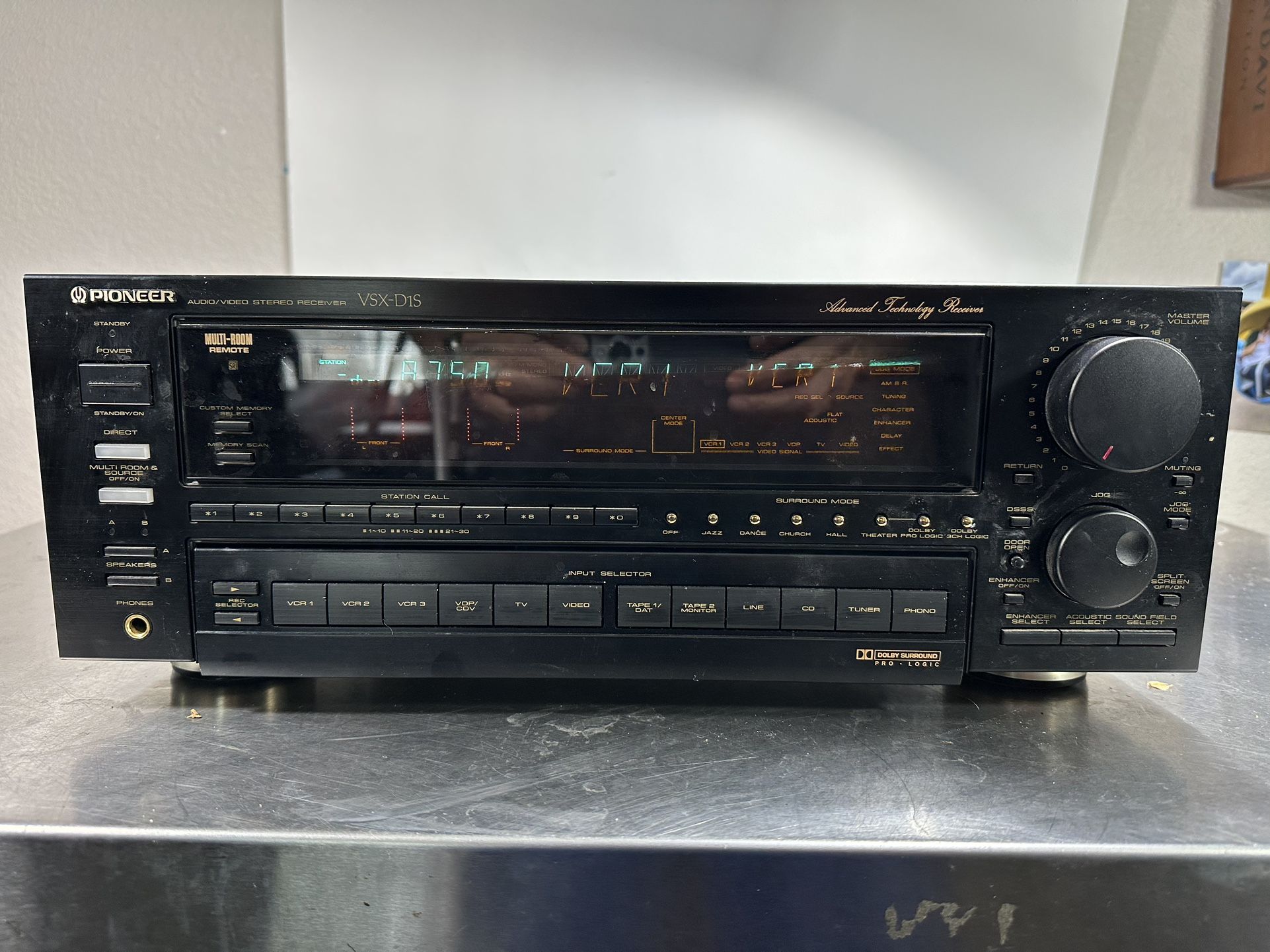 Pioneer VSX-D1S Audio Video Stereo Receiver AM/FM 680W