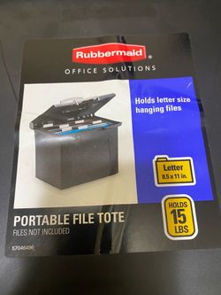 Rubbermaid File Storage Totes
