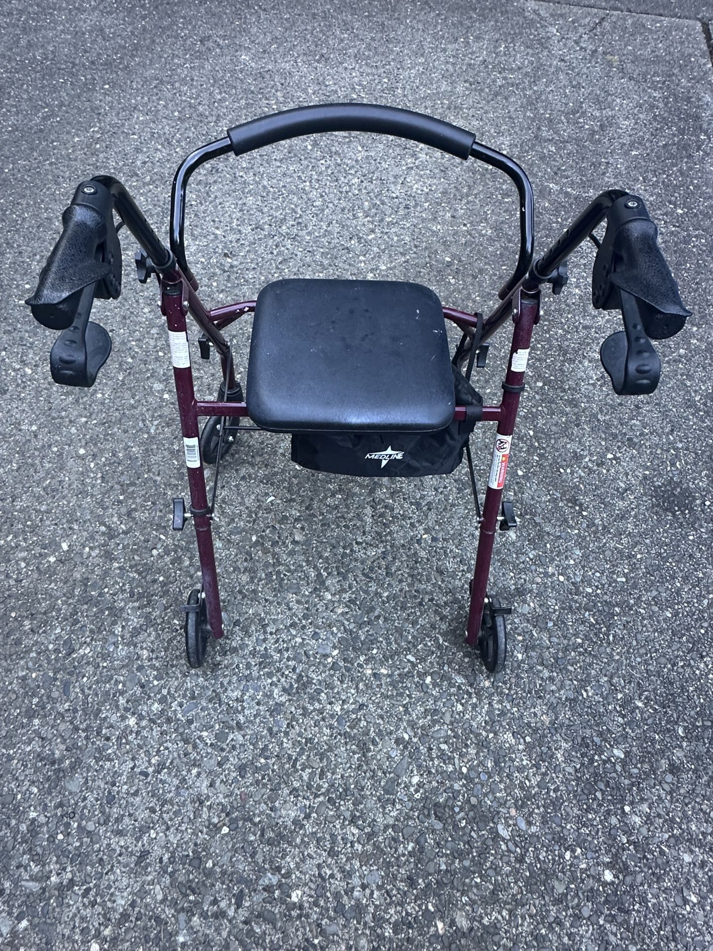 FREE 4 Wheel Adult Walker (folding)