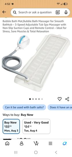 Body spa massage for bathtub, brand new in box