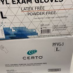 Vinyl Exam Gloves