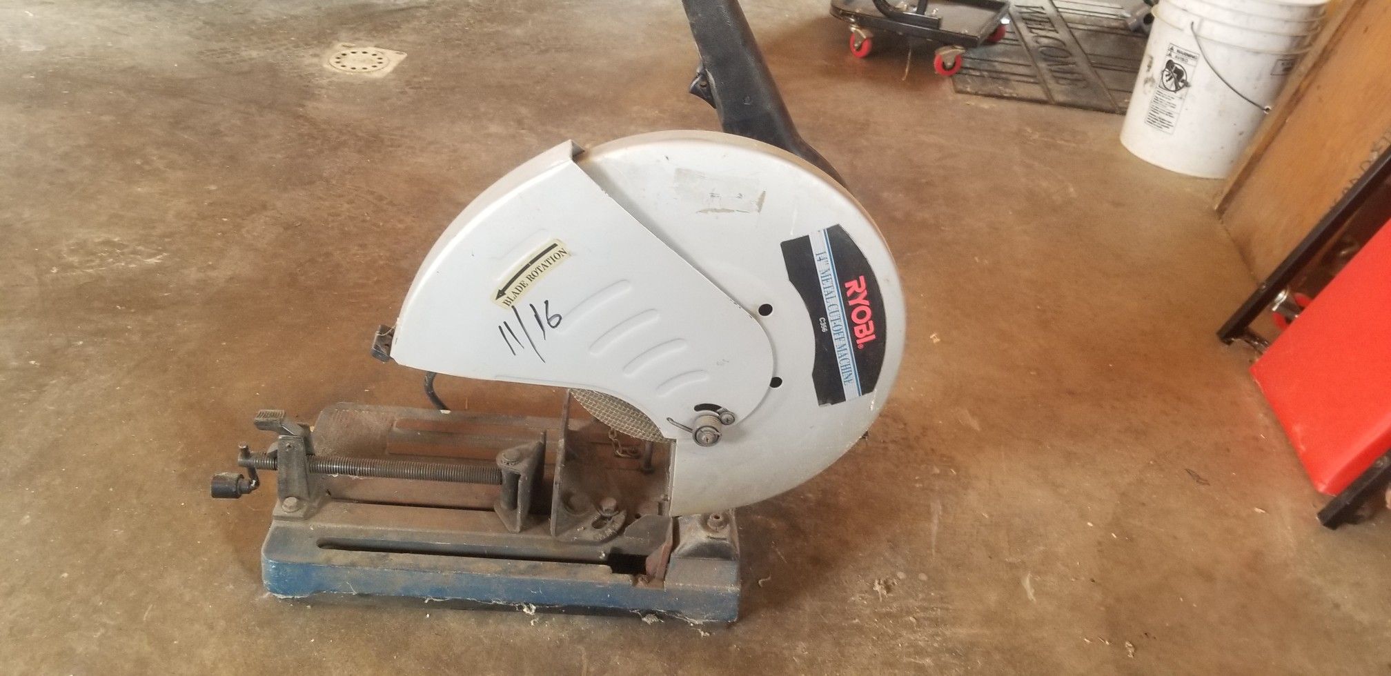 14" Ryobi metal cutting saw