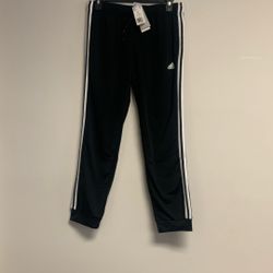 adidas Women’s Essentials 3-Stripes Fleece Pants. Sz L.             Gt