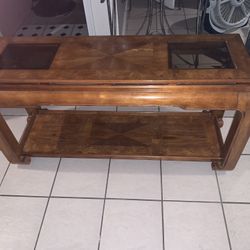 Wooden Foyer Table 