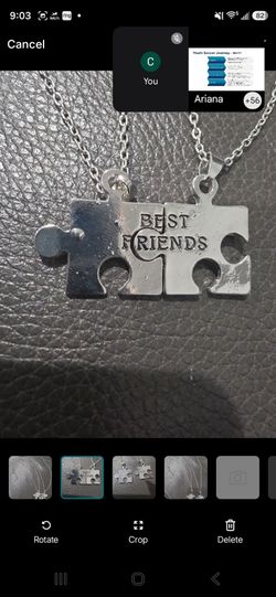 Best Friends Puzzle Piece Necklace Set - Matching BFF Necklaces