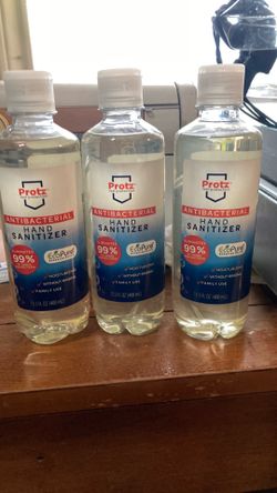 New hand sanitizer three for $5.