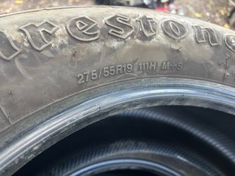 275/55r19 full set firestone tires