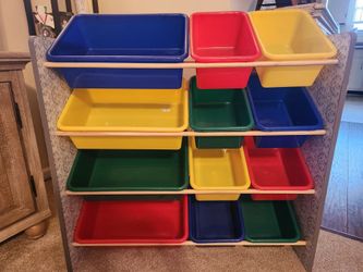 4 Tier Toy Bin