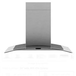 BROAN 36 Inch Glass Wall Mount Hood 