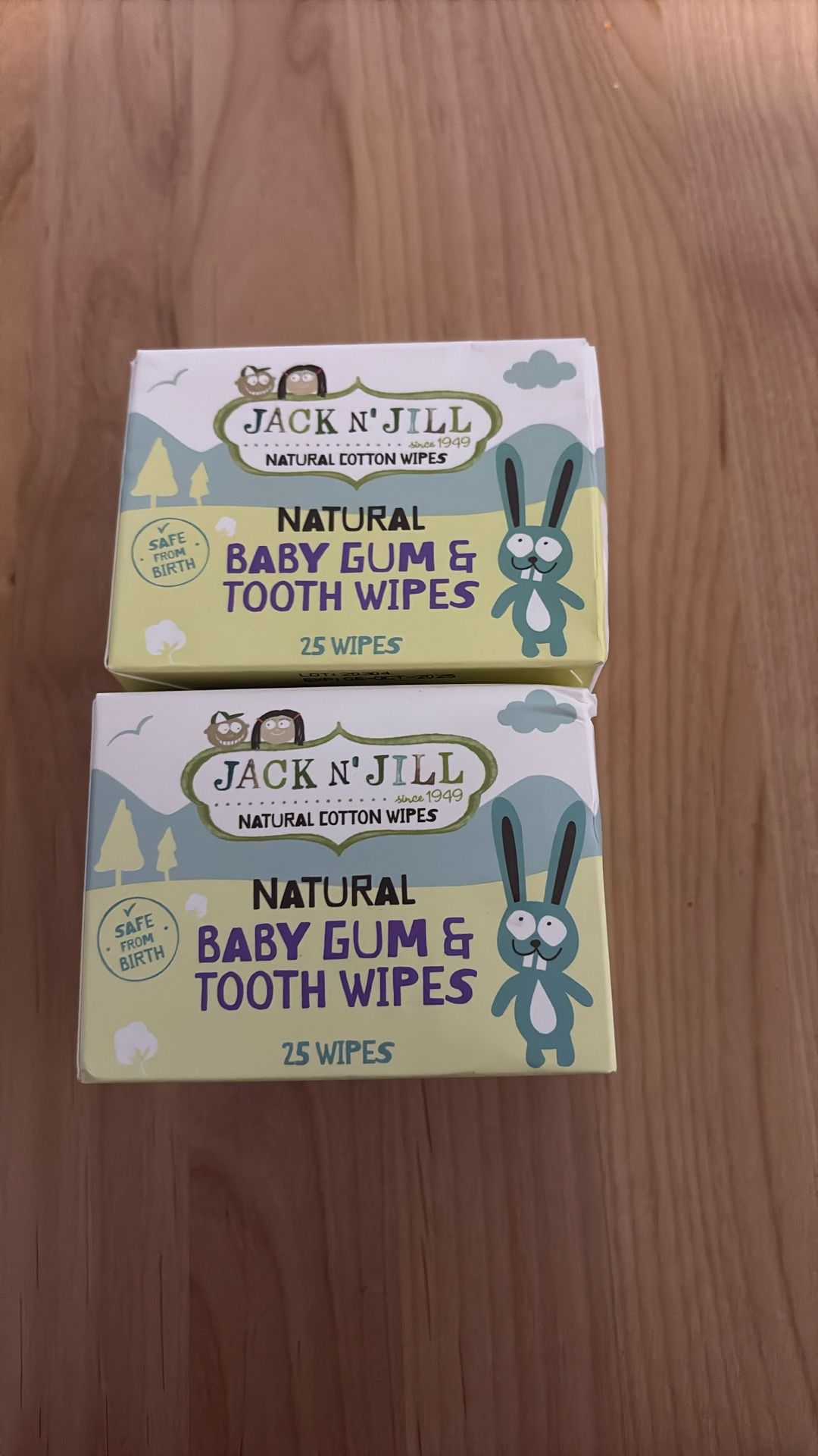 Natural Baby Gum And Tooth Wipes