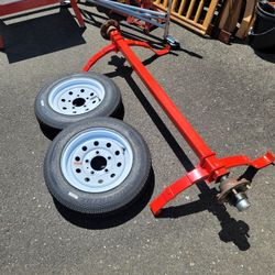 Small Trailer Axle 4x6 / 3500 Lbs / Tires And Fender 