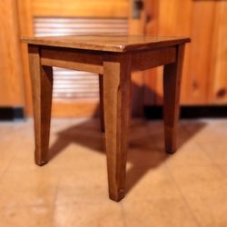Solid Wood End Table Lightly Used