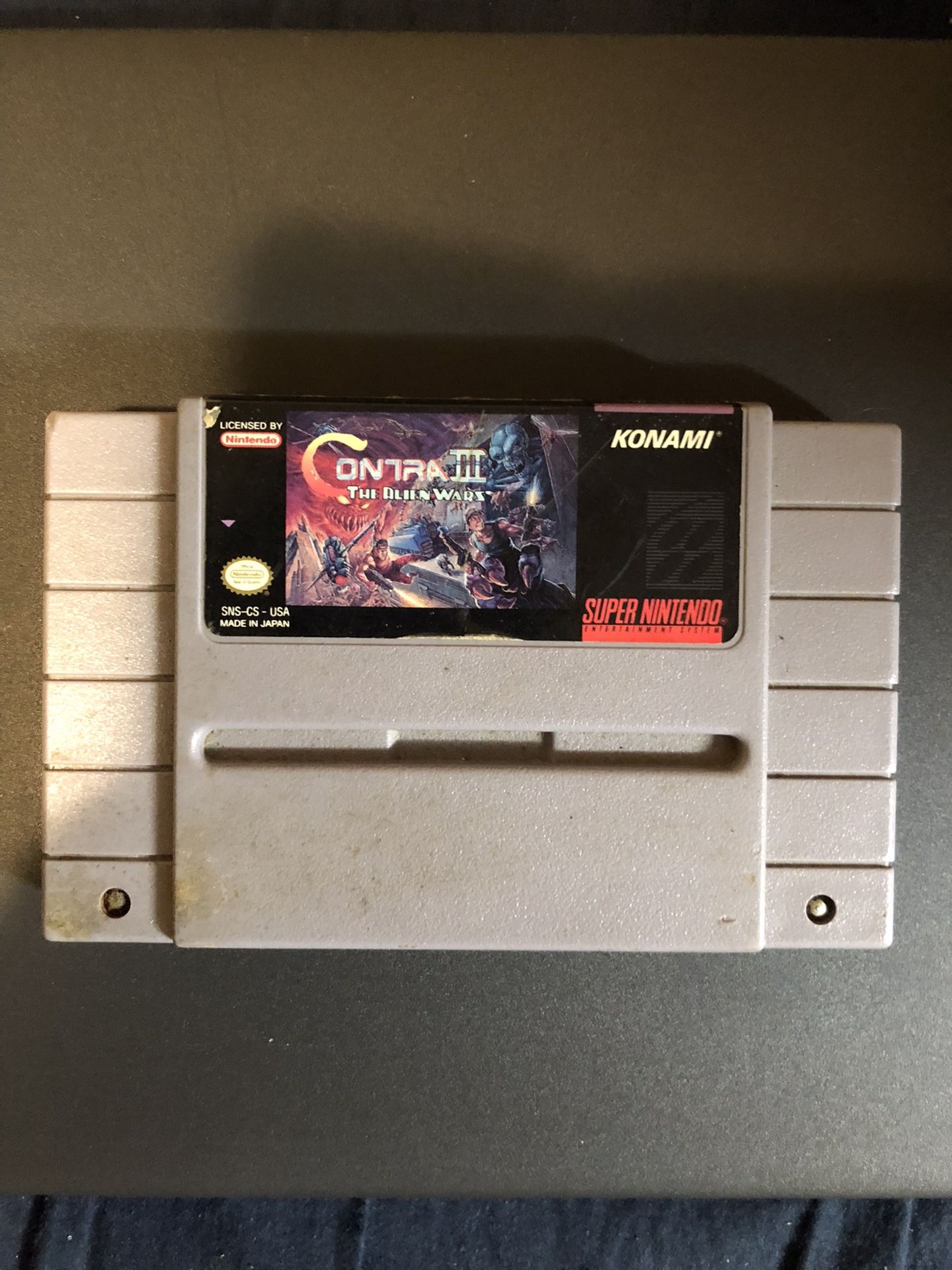 Contra 3 III: The Alien Wars 1992 Super Nintendo (Tested)