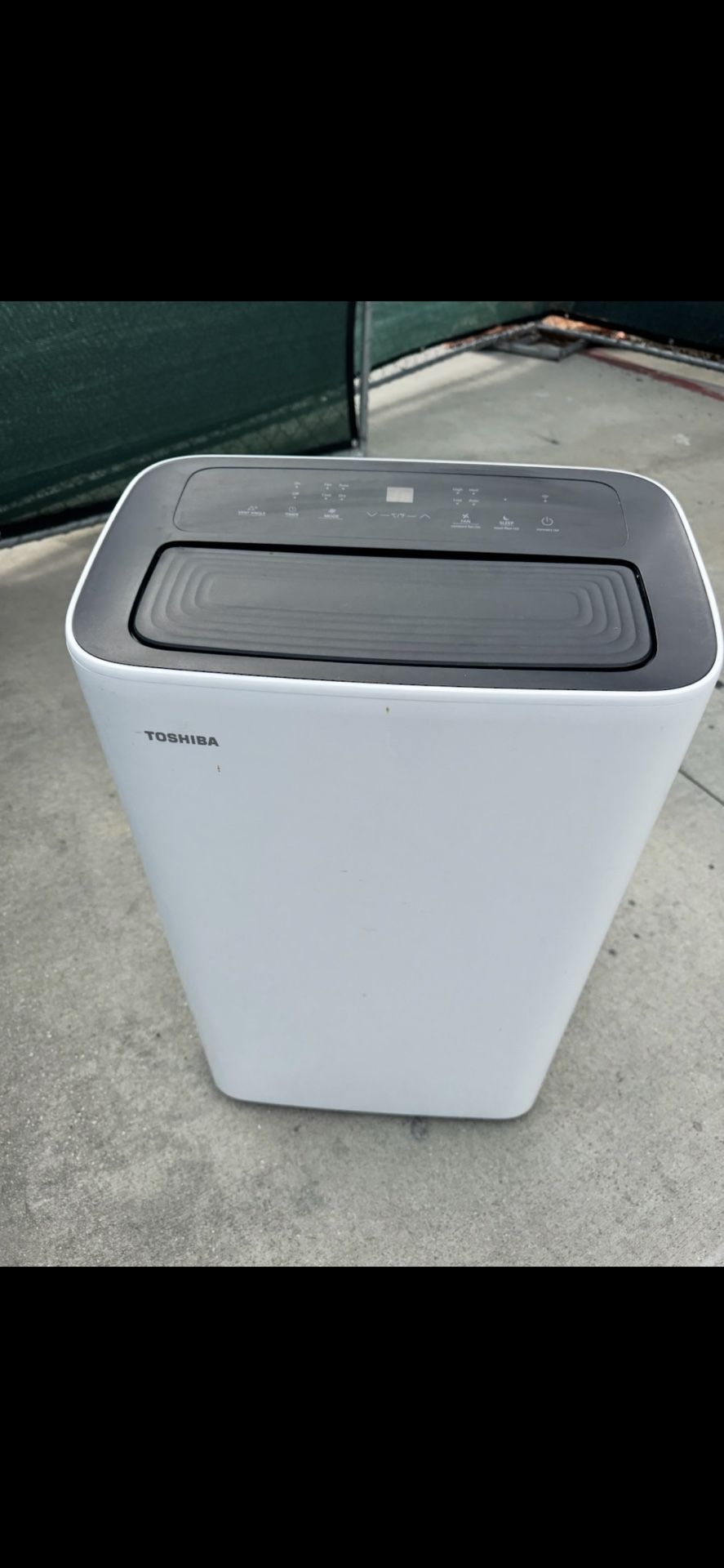 TOSHIBA 8,000 BTU (12,000 BTU ASHRAE) 115-Volt Smart Wi-Fi Portable Air Conditioner up to 350 sq. ft. Cools and Dehumidifies And Remote Control Includ