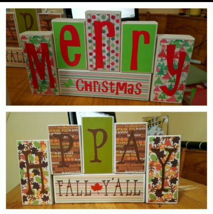 Custom holiday blocks