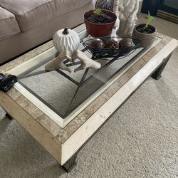 Coffee Table And 2 End Tables Set 