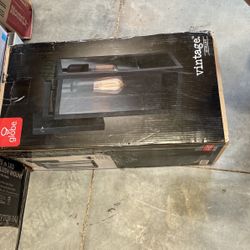 Vintage Hurley Matte Black Wall Mount