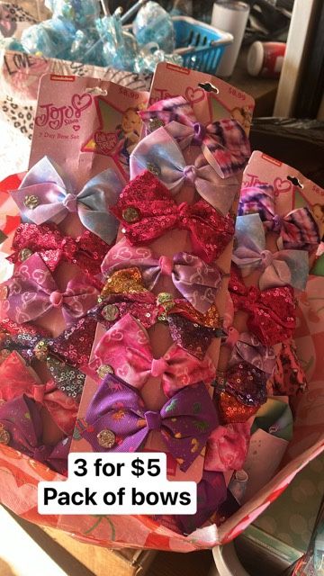$3 EACH PACK OF BOWS 👧 