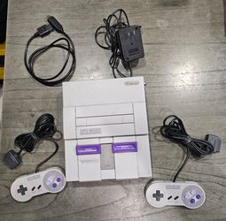 Used - $125 Super Nintendo Console SNES System with HDMI Adapter