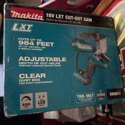 Makita 18V LXT Lithium-Ion Cordless CutOut Saw (Tool Only) Lo