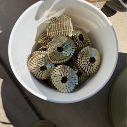 Bucket of 1” Coil Nails