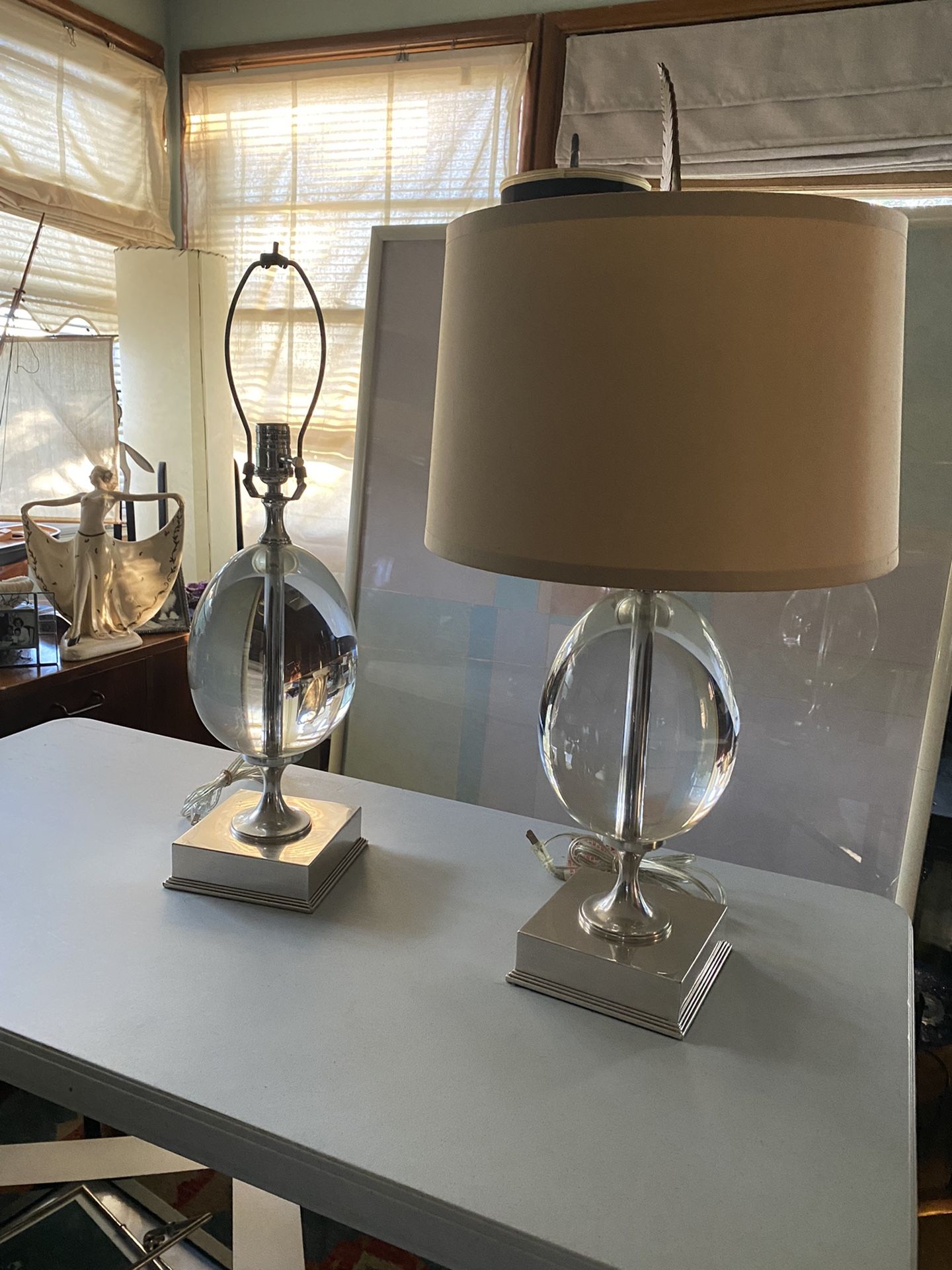 Restoration Hardware Empire Egg Lamps