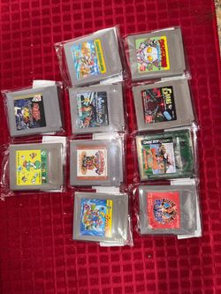 Japanese Game Boy Cartridges Lot of 10
