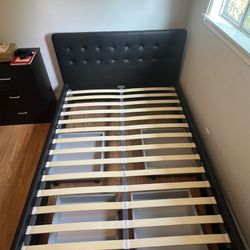 Bed Frame With 4 Storage Drawers 