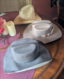 For Sale. men's or women's Western hillbilly straw hats. $20 each
