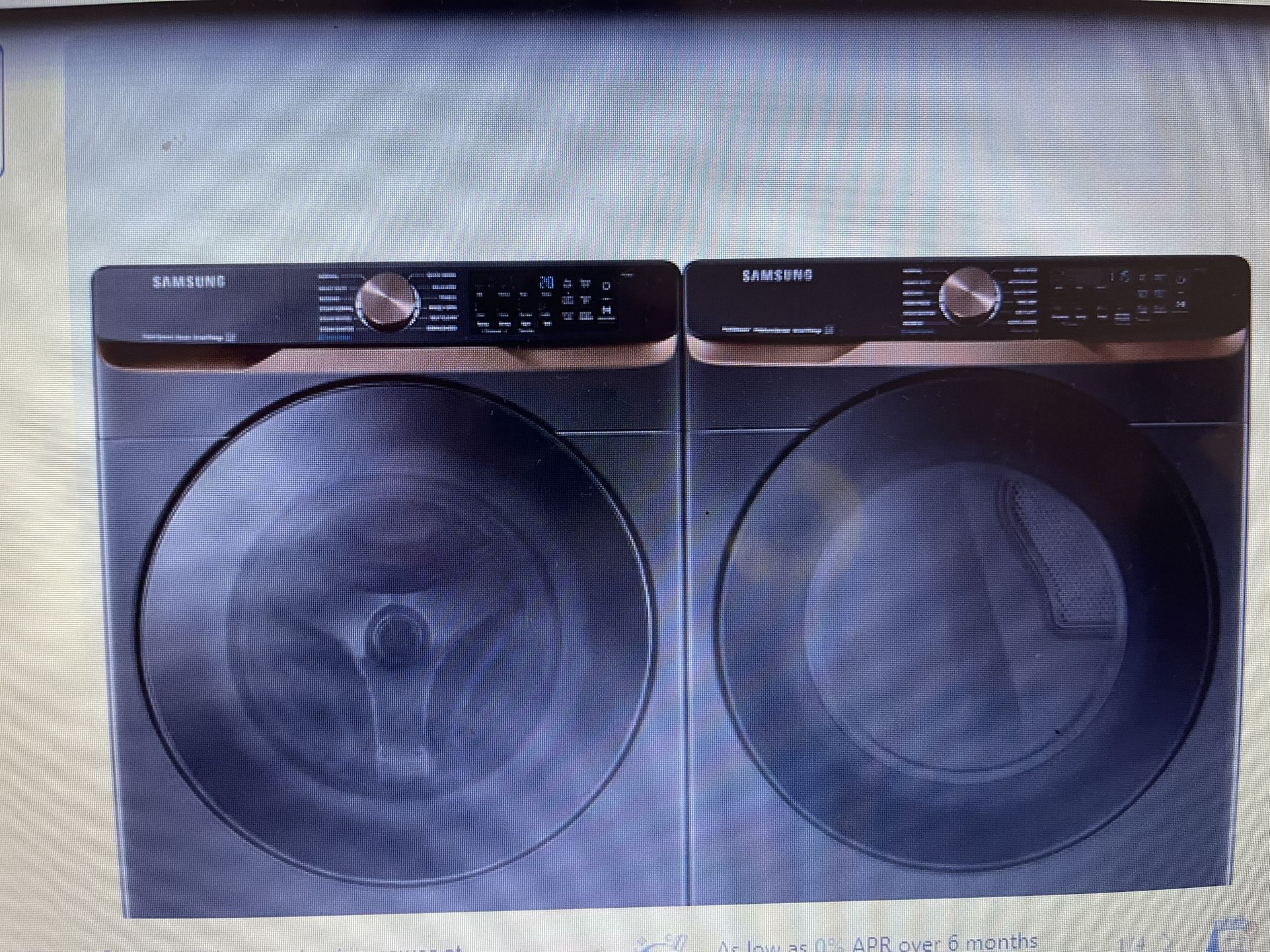 Samsung Washer and dryer Side By Side 