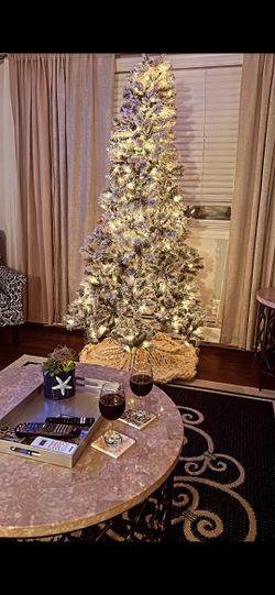 7 Ft Christmas Tree Frosted