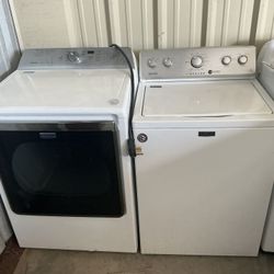 Maytag Washer And Dryer Everything Works Good Price $420 One Month Warranty 